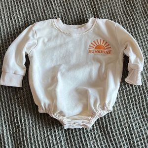 3-6 month here comes the sun sweatshirt